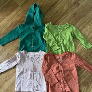 June & January snap cardigan set